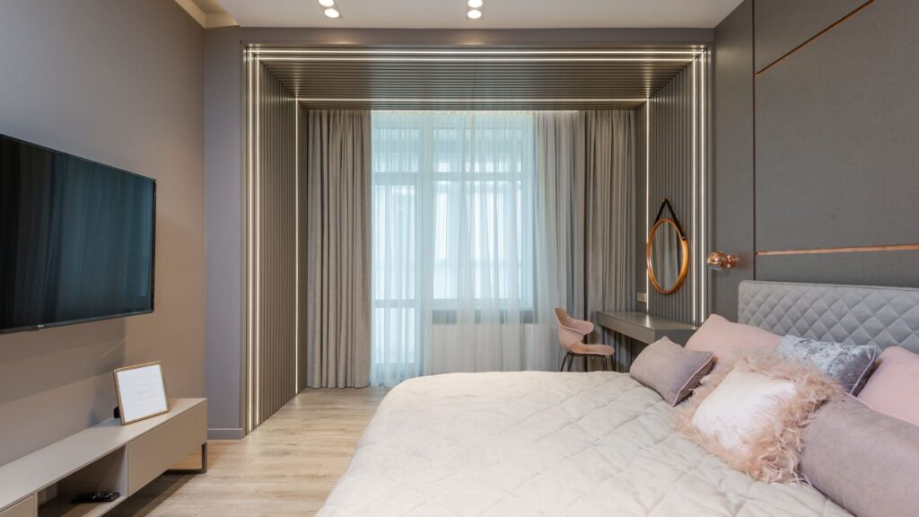 zasłony na wymiar typu wave